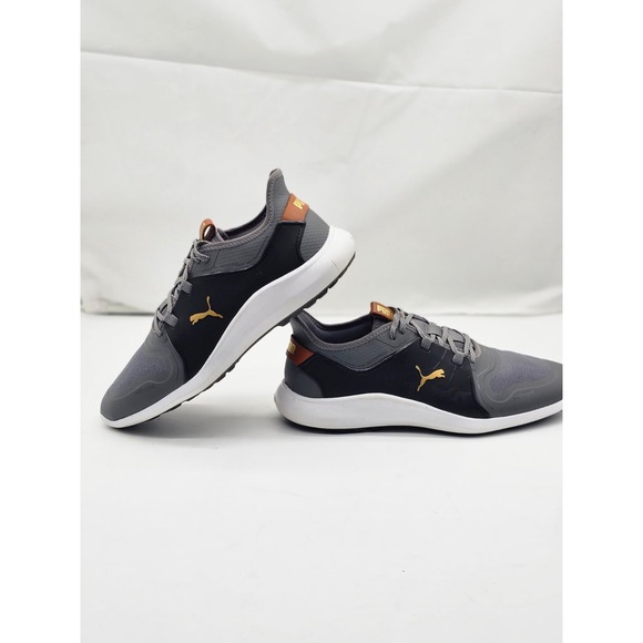 Puma Other - Puma Ignite Fasten8 Golf Shoes Mens 9.5 Grey Black 193000-01 Spikeless